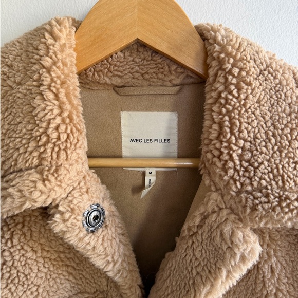 Anthropologie Avec Les Filles Teddy Jacket - Picture 3 of 4